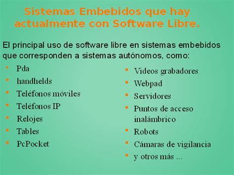 Tipos De Sistemas Embebidos Características Y Aplicaciones