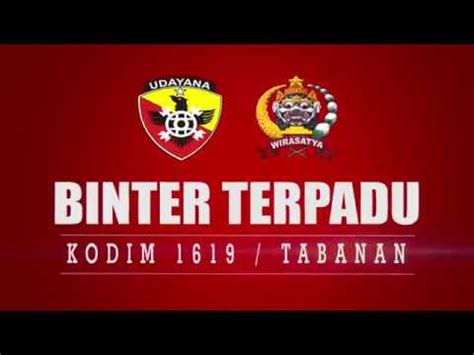 Binter Terpadu Kodim Tabanan Youtube