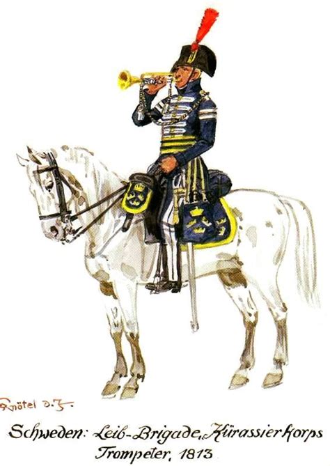 Bugler Of The Lifeguard Cuirassiers Trompette De La Garde Du Corps Des