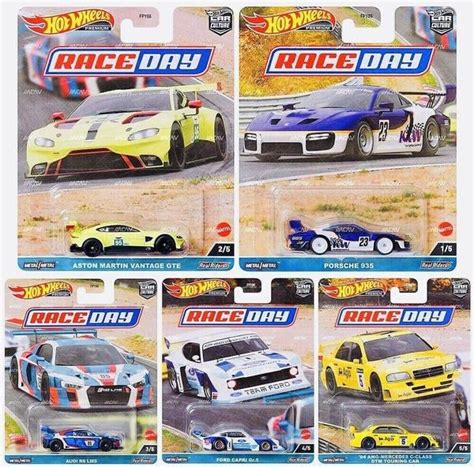 Hot Wheels Race Day Premium Car Culture Set Hobbies Toys Toys Games On Carousell
