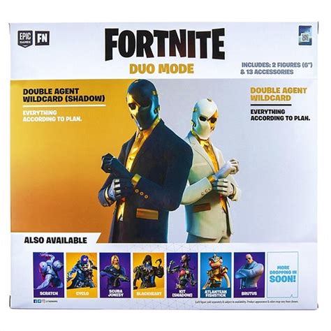 【楽天市場】【fortnite フォートナイト】 ダブルエージェント ワイルドカード デュオモード 6インチフィギュア2体入り レジェンダリーシリーズ シャドウ シャドー おもちゃ 公式 ：ajマート