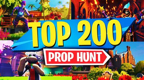 Top 200 Best Prop Hunt Maps In Fortnite Creative Fortnite Prop Hunt