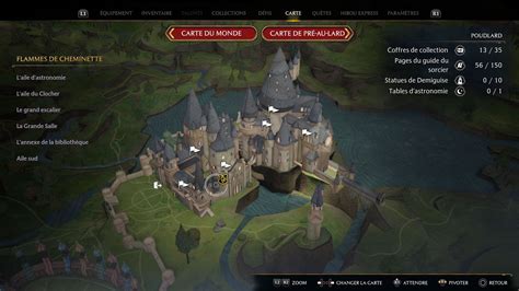 Demiguise Hogwarts Legacy Emplacement De Toutes Les Statues Sur La