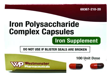 Iron Polysaccharide Complex Capsules — Wprx