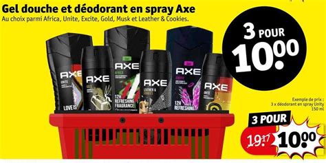 Promo Gel Douche Et Déodorant En Spray Axe chez Kruidvat iCatalogue fr