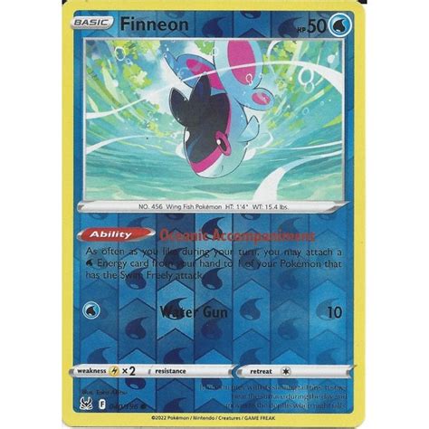 Pokemon Trading Card Game Finneon Reverse Holo Swsh Lost