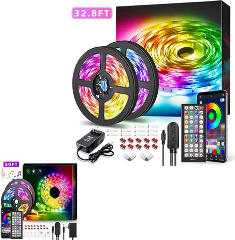 Amazon Nexillumi Ft Ft Led Strip Lights Kit Bundle Music