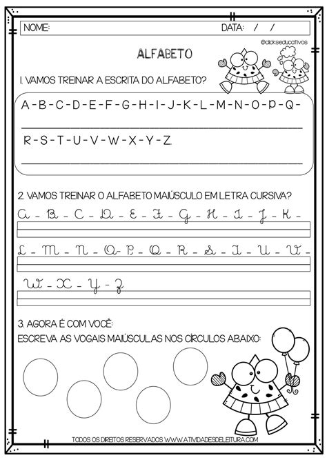 Nosso Post Sobre Atividades Alfabeto Trar Alguns Aspectos Do