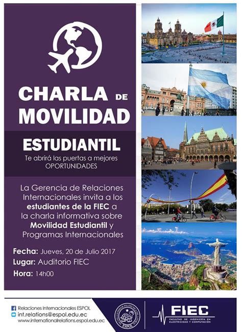 Charla De Movilidad Estudiantil Fiec