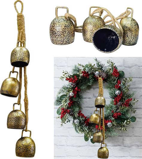 Christmas Bells for Decoration, Gold Vintage Bells, Brass Christmas ...