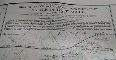 Sold Price Vintage Battle Of Gettysburg Civil War Atlas Map Julius