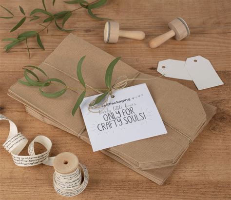 Kit Sacchetti Di Carta Kraft Selfpackaging