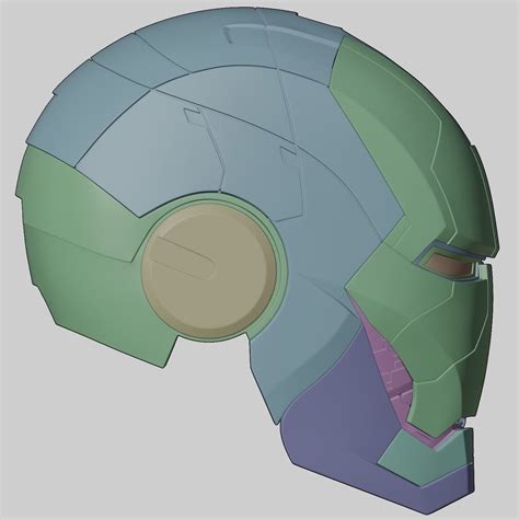 3d Printable Iron Man Mk5 Motorized Helmet 3d Model 3d Printable Cgtrader