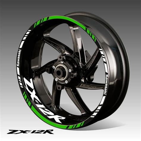 Wheel Stripes Kawasaki ZX 12R Stickers Rim Tape Motorcycle Etsy