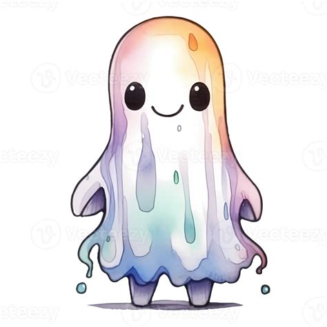 Cute Halloween Ghost Clipart Illustration Ai Generative 28151711 Png