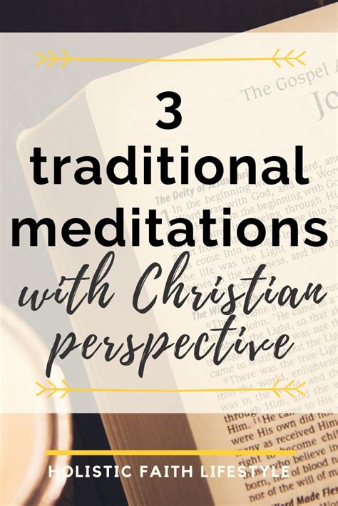 3 Popular Meditation Techniques Written With Christian Perspective Check Out Body Scan