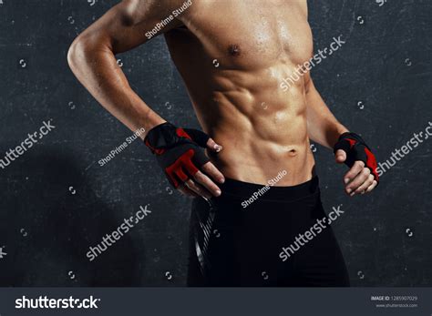 Athletic Male Nude Muscular Body Sport Stock Photo Edit Now