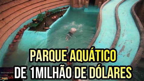 Dias Construindo Parque Aqu Tico Piscina Subterr Nea De