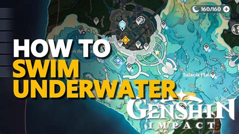 How To Submerge And Swim Underwater Genshin Impact YouTube