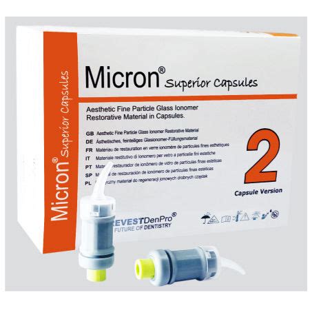 Dentalkleber F R Restaurierung Micron Superior Capsules Prevest