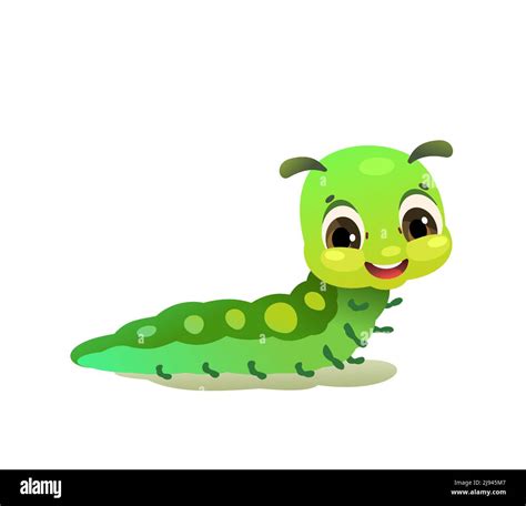 Cute Caterpillar Cartoon Cut Out Stock Images And Pictures Alamy