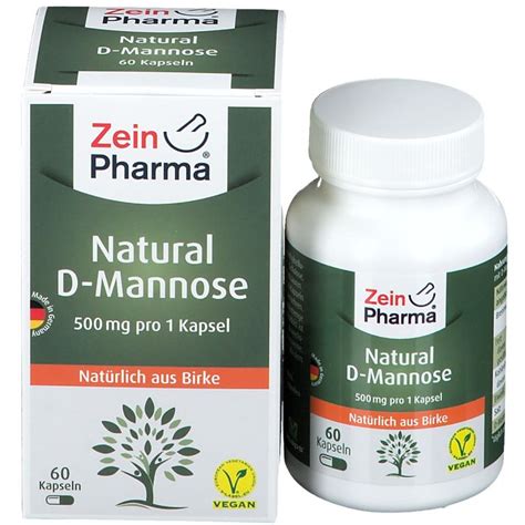 Zeinpharma Natural D Mannose Kapseln Mg St Shop Apotheke