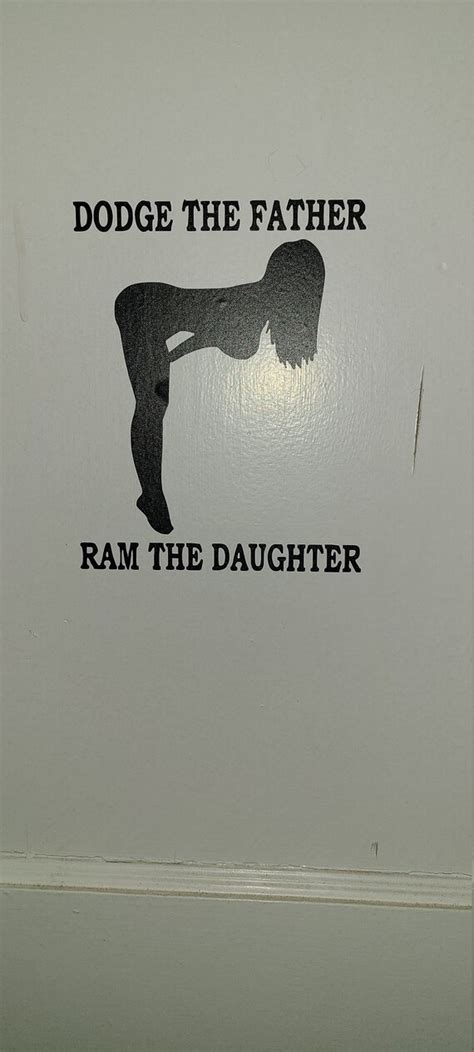 Dodge The Father Ram The Daughter Decal Etsy