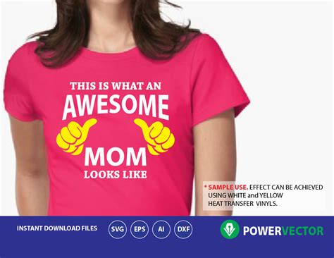 Svg File Mothers Day This Is What An Awesome Mom Looks Like