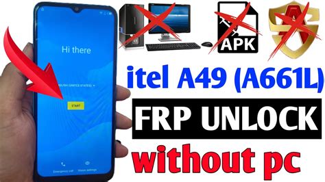 Itel A49 A661L FRP BYPASS GMAIL ACCOUNT REMOVE Without Pc 2023