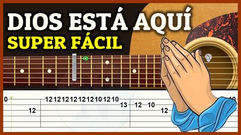 Como Tocar DIOS ESTA AQUI Guitarra Tutorial Facil Alabanza De