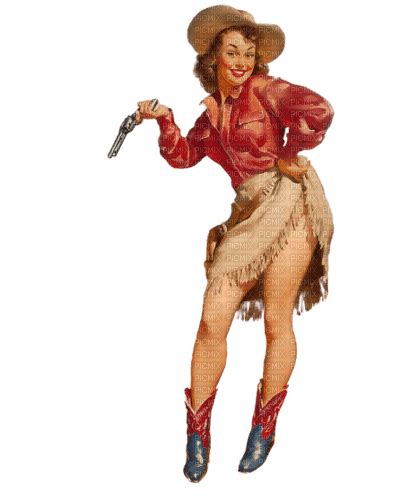 Cowgirl Woman Femme Vintage Cowgirl Woman Femme Frau Western Wild West Occidental