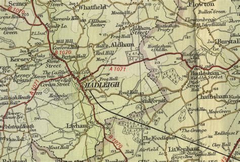 Hadleigh Map