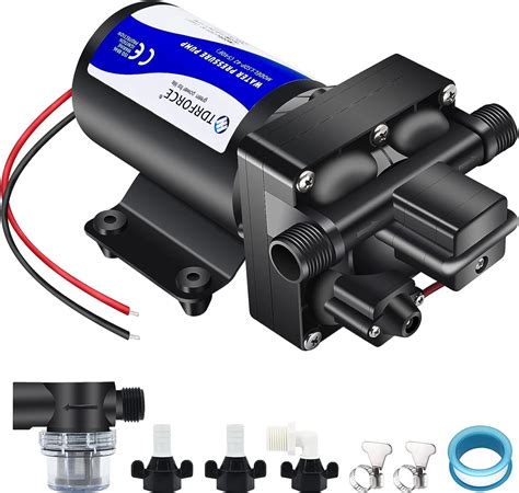 Tdrforce 12v Dc Rv Fresh Water Pump 5 Gpm Pressure Increase Booster Pump 70 Psi