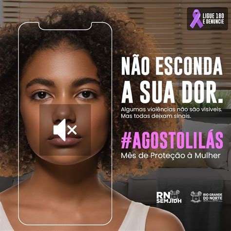 Blog do Gilvan Leite AGÔSTO LILÁS MÊS DE PROTEÇÃO À MULHER NÃO