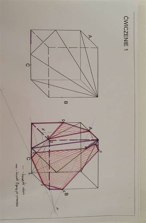 Rozwi Zanie Zadania Geometria Wykre Lna Studocu