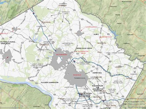 Zoning Maps Montgomery Planning