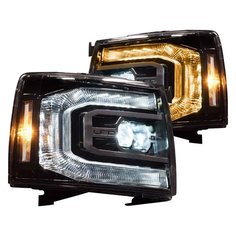 Morimoto Lf Asm Xb Gloss Black Projector Led Headlights With