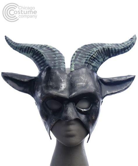 Hades Long Horned Mask Hades Mask Half Face Mask