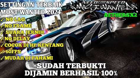 Ini Dia Cara Settings Game Need For Speed Most Wanted Black Edition