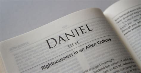 OLD TESTAMENT DANIEL Guidances