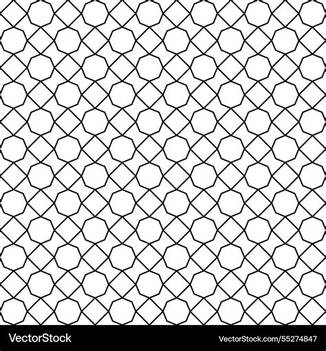 seamless pattern rectangle  polygon shape vector image