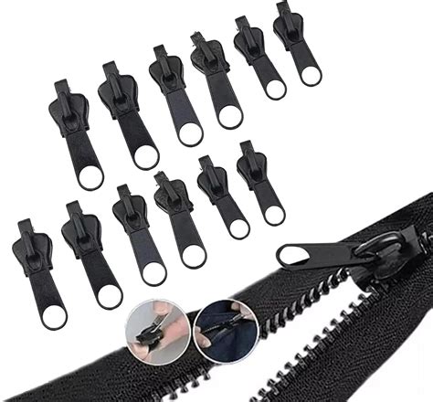 amazoncom replacement zipper pull pcs black universal instant