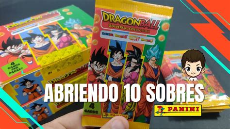 Panini Dragon Ball Universal Collection 3 Abriendo 10 Sobres YouTube