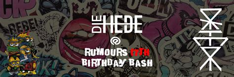 Book Tickets For Die Hede Rumours 17th Birthday Bash