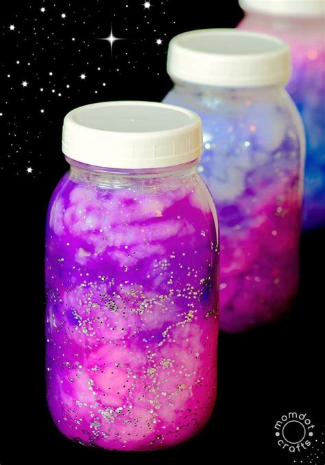 Galaxy Jar DIY Hold the Galaxy Glowing in your hands