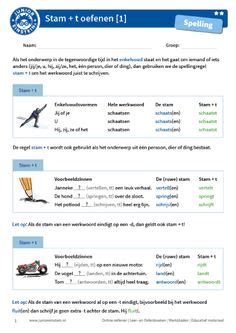 Idee N Over Werkwoordspelling Grammatica Taal Spellingsregels