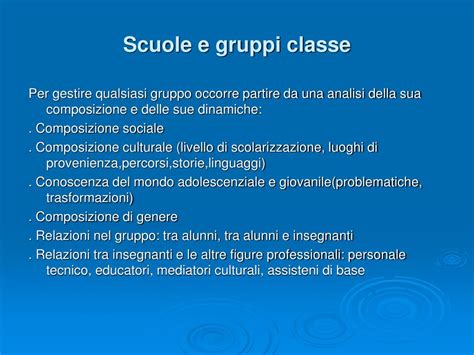 PPT Diagnosi Socio Culturale E Pedagogica Delle Dinamiche Di Gruppo