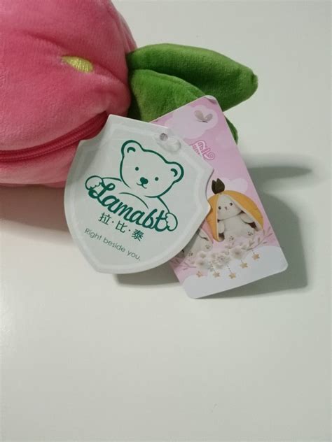 Plush Rabbit Strawberry Toy Plushie Soft Hobbies And Toys Toys And Games
