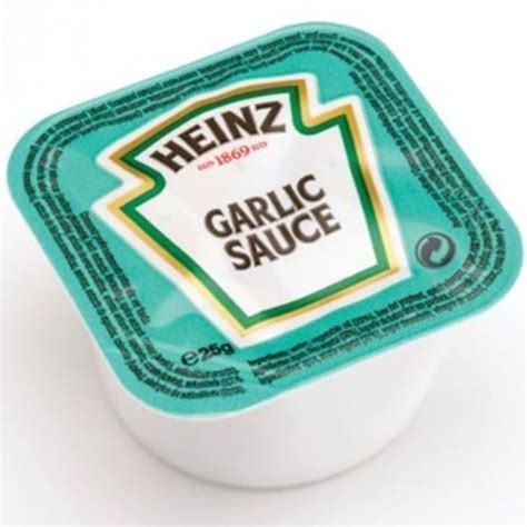 Buy Heinz Garlic Sauce Dip 1x100 Order Online From Jj Foodservice