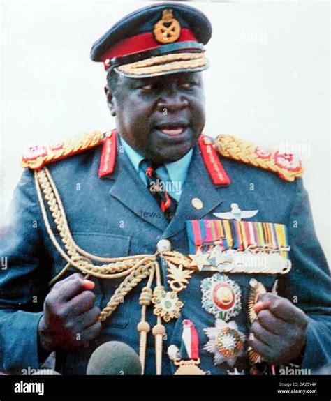 Foto von Idi Amin. Idi Amin Dada Oumee (1925-2003) ein Ugandischer ...